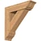 Ekena Millwork Traditional Traditional Smooth Bracket w/ Offset Brace, Western Red Cedar, 7 1/2"W x 28"D x 28"H BKT0806X28X28TRA01SWR - alternate 1